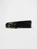 Slim Vegan Leather Belt