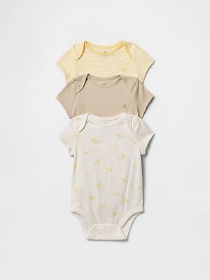 Baby First Favorites Organic Cotton Bodysuit (3-Pack