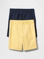 Baby & Toddler Easy Pull-On Shorts (2-Pack)