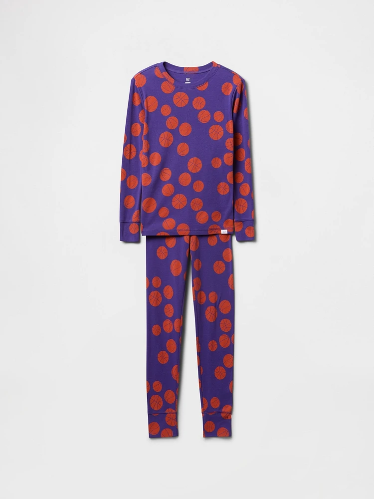 Kids Organic Brushed Cotton PJ Set