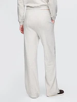 Seamed Wide-Leg Sweatpants