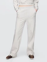 Seamed Wide-Leg Sweatpants