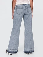 Mid Rise Relaxed Flare Jeans