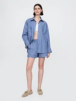 Organic Cotton Poplin Big Shirt