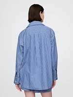 Organic Cotton Poplin Big Shirt