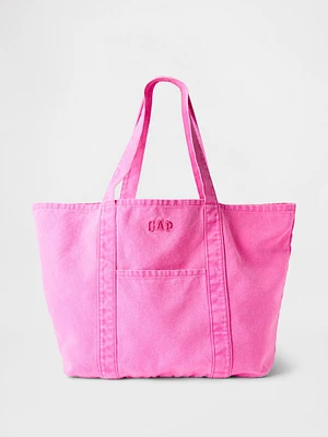 Gap Denim Logo Tote Bag