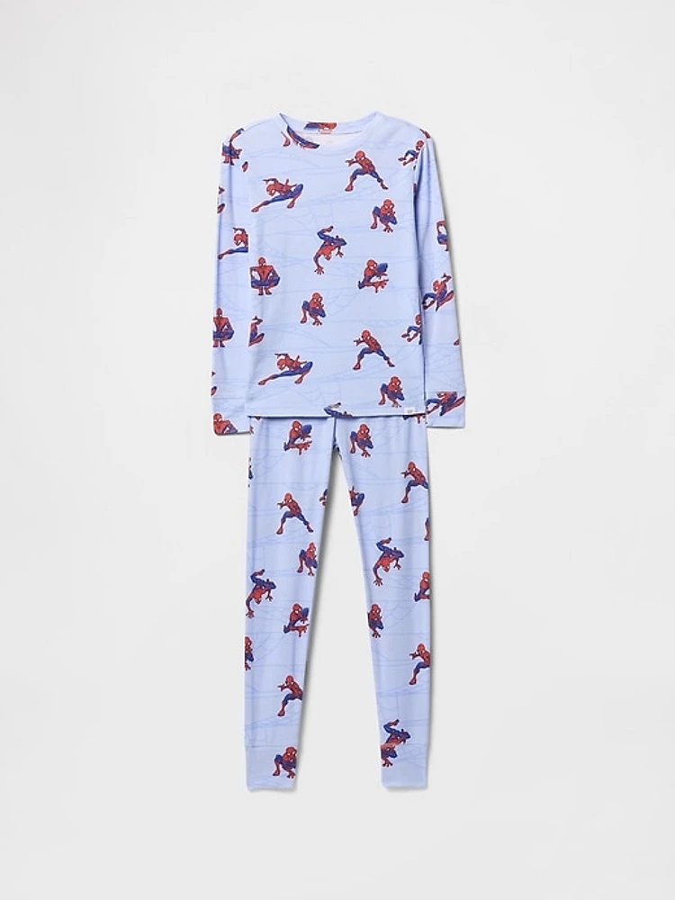 Kids Marvel Organic Brushed Cotton Spider-Man PJ Set