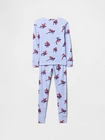 Kids Marvel Organic Brushed Cotton Spider-Man PJ Set