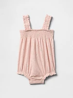 Baby Smocked Shorty One-Piece