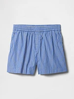 Organic Cotton Poplin Boxer Shorts