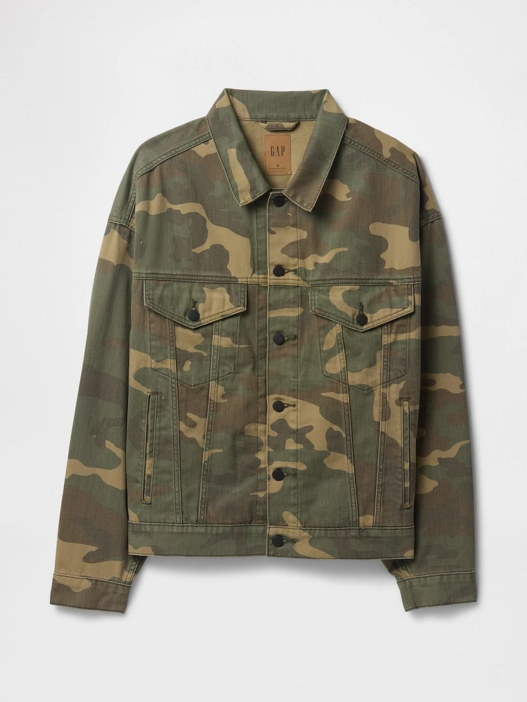 Camo Icon Denim Jacket
