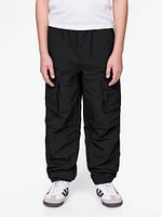 Kids Pull-On Parachute Cargo Pants