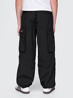 Kids Pull-On Parachute Cargo Pants