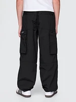 Kids Pull-On Parachute Cargo Pants