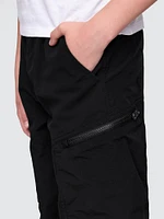 Kids Pull-On Parachute Cargo Pants