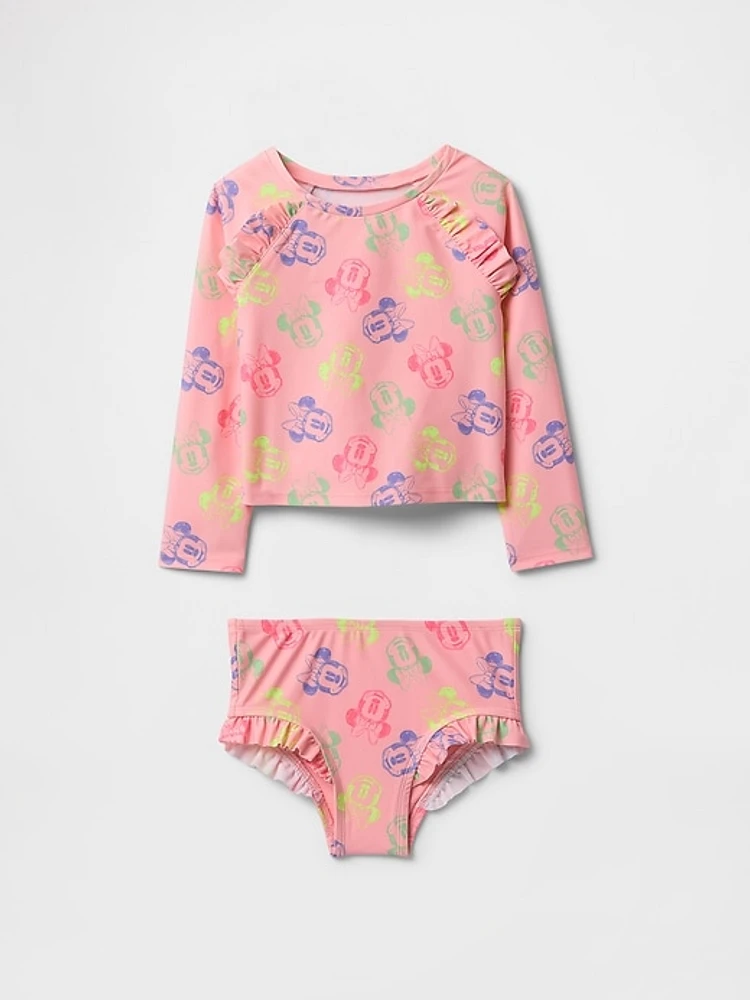 Gap × Disney Baby & Toddler Rash Guard Swim Two-Piece