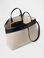 East-West Canvas Tote Bag