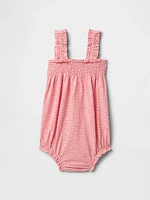 Baby Smocked Shorty One-Piece