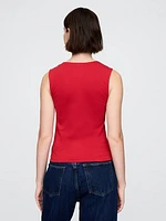 CloseKnit Jersey Square-Neck Top