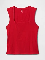 CloseKnit Jersey Square-Neck Top