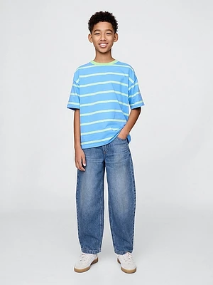 Kids Baggy Barrel Jeans