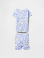 Baby & Toddler Organic Ribbed Cotton PJ Set