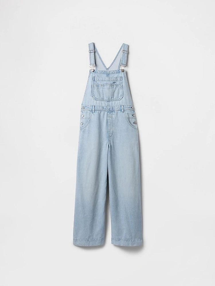 UltraSoft Denim Baggy Overalls