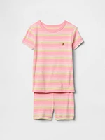 Baby & Toddler Organic Ribbed Cotton PJ Set