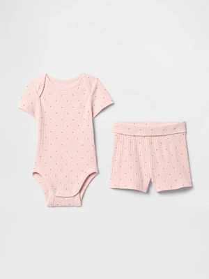Baby Grow-With-Me TinyRib Outfit Set