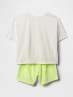 Kids Recycled PJ Shorts Set