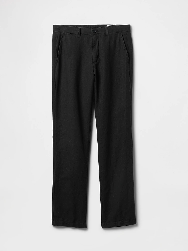 Linen-Cotton Khakis