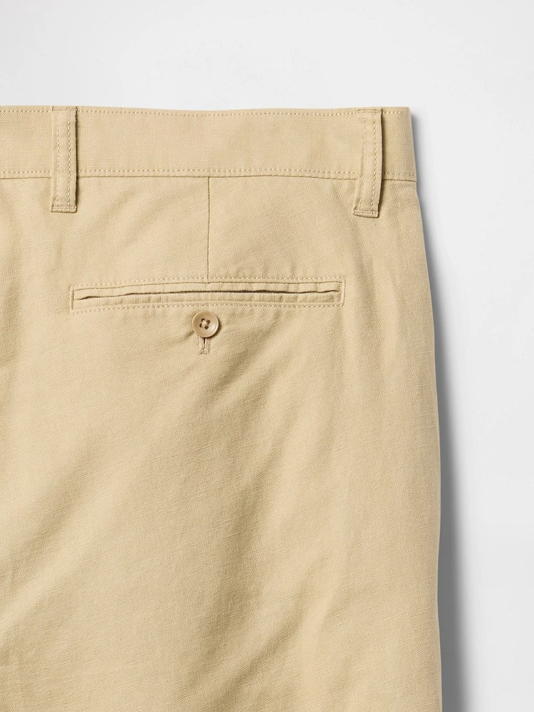 Linen-Cotton Khakis