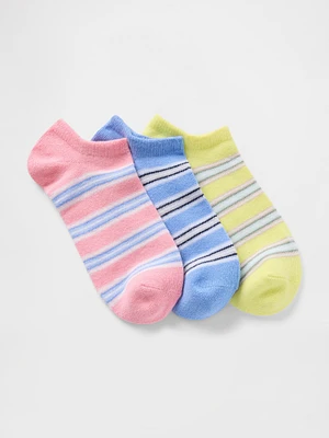 Kids No Show Socks (3-Pack