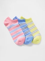 Kids No Show Socks (3-Pack