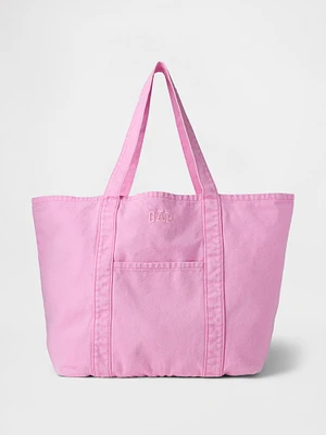Gap Denim Logo Tote Bag