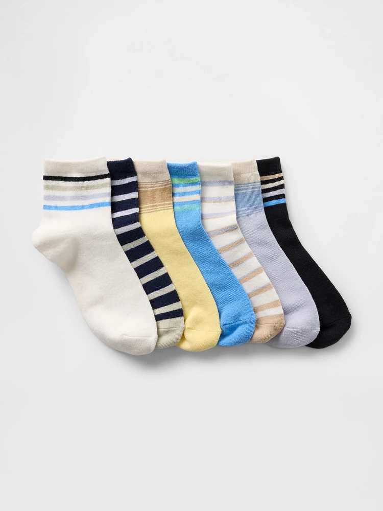 Kids Quarter Crew Socks (-Pack
