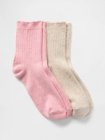 Confetti Half Crew Socks (2-Pack