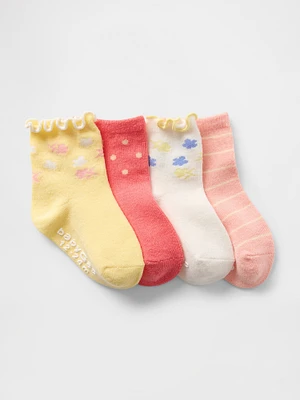Baby & Toddler Quarter Crew Socks (-Pack