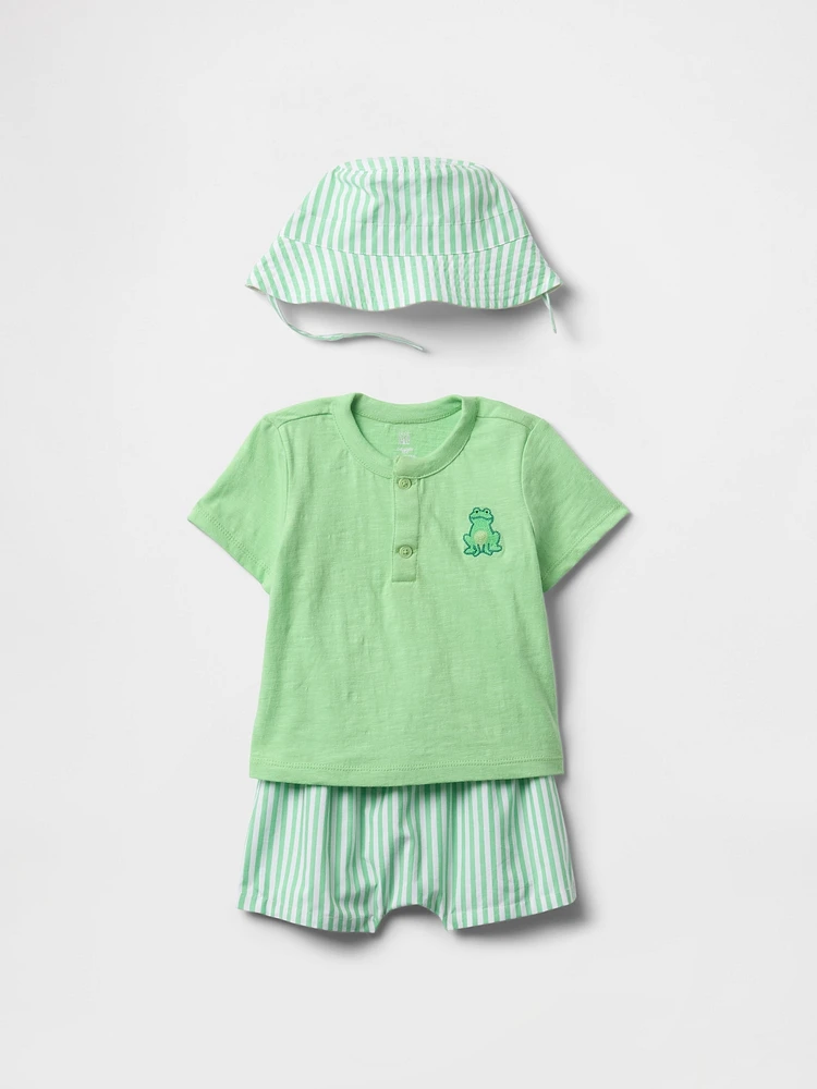 Baby Three-Piece Outfit Set