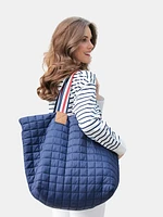 Shiraleah Ezra Quilted Nylon Travel Tote