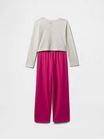 Kids Princess Peach Cropped PJ Set