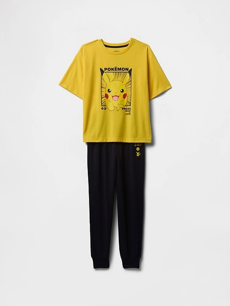 Kids Recycled Pokemon PJ Joggers