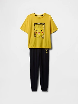 Kids Recycled Pokemon PJ Joggers