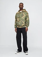 Extra Heavyweight Camo Zip Hoodie