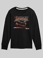 Kids NASCAR Kyle Busch Race Lines Long Sleeve Graphic Tee