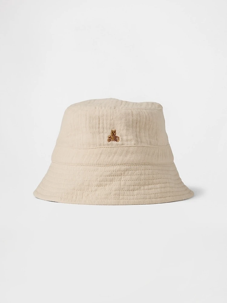 Baby Gauze Bucket Hat