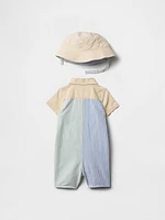 Baby Oxford Shorty Outfit Set