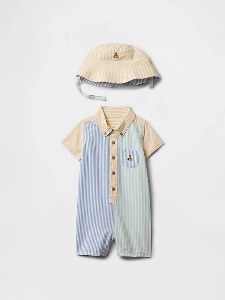 Baby Oxford Shorty Outfit Set