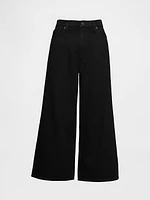 Mid Rise UltraSoft Crop Baggy Jeans