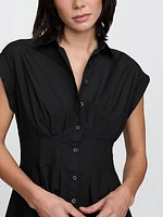 Poplin Midi Shirtdress